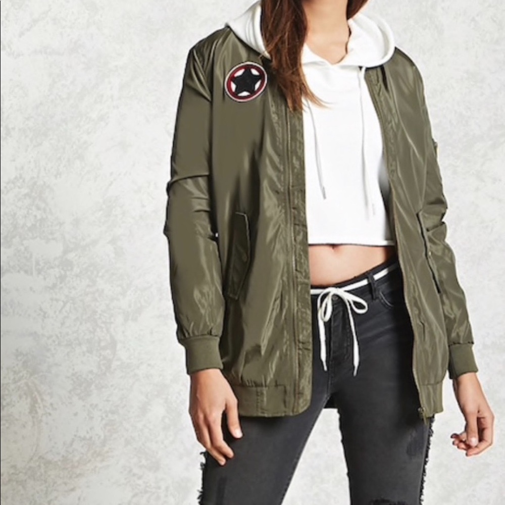 Long Bomber Jacket